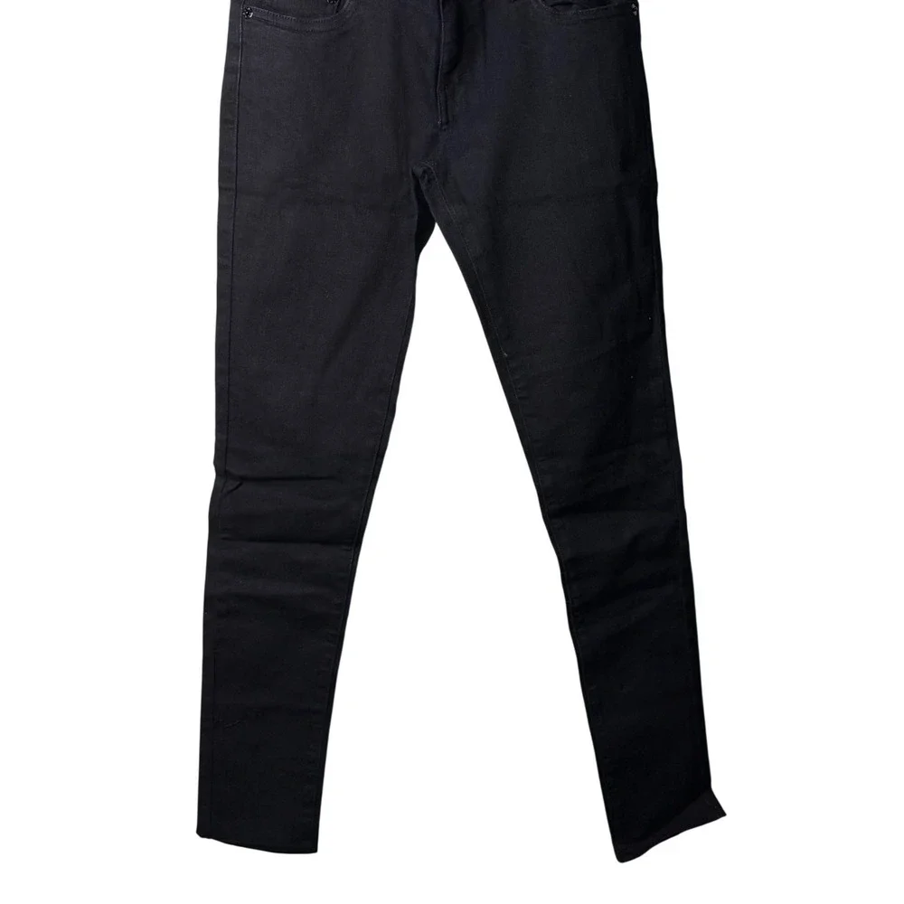 Levis Girls Black Denim Leggings Skinny Fit Stretch 5 Pockets Sz 14‎ Kids Wear